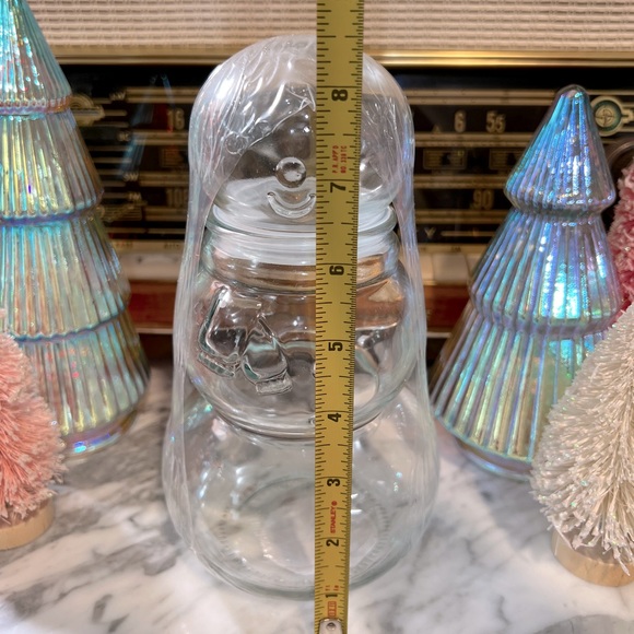 ✨NEW☃️Target Bullseye Playground 2023 Glass Snowman Container Jar❄️ - Picture 2 of 7